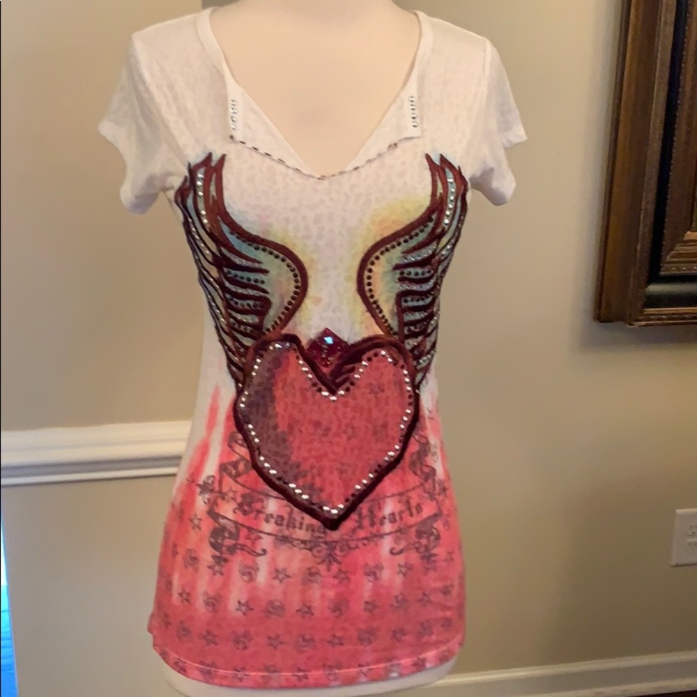 Beautiful one of a kind  top by SPY Zine Exchange